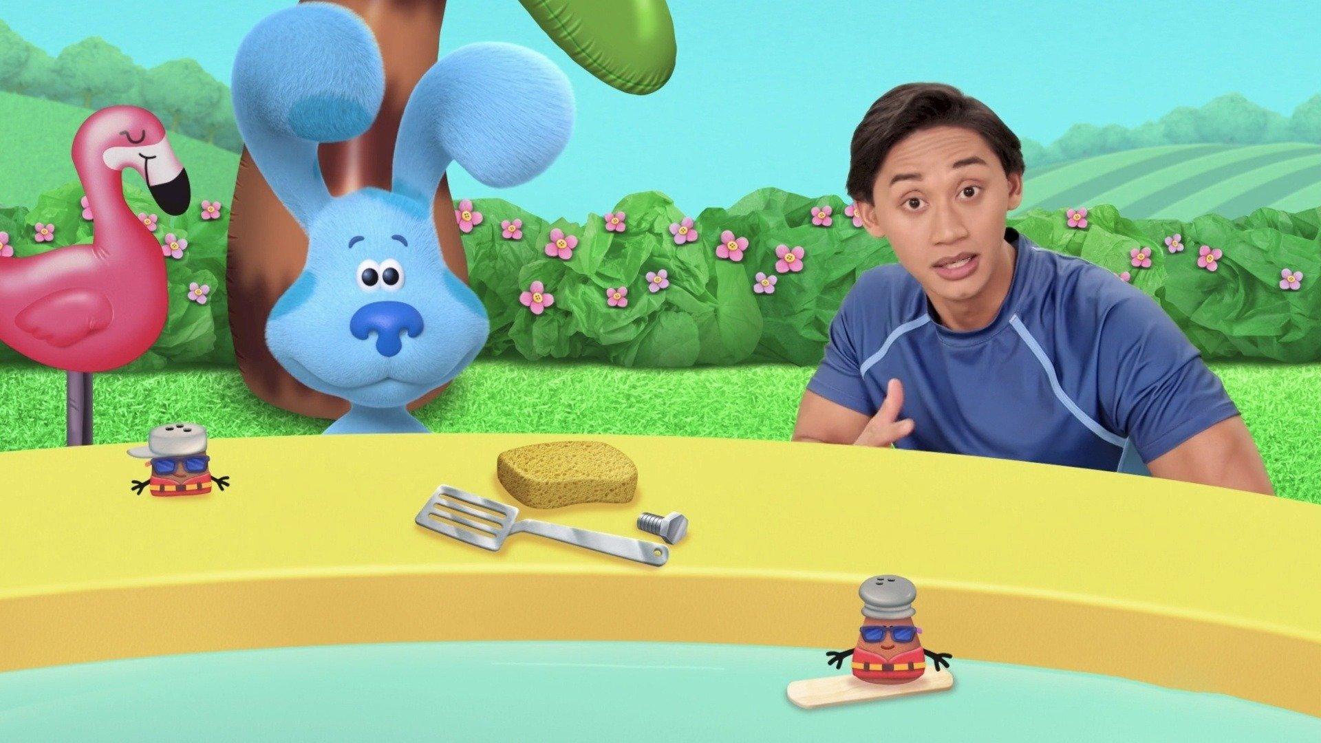 Still from Blue's Anywhere Box Surprise