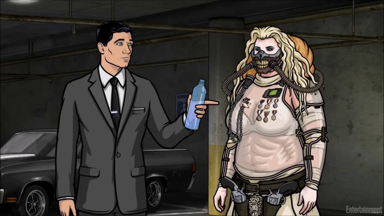 Still from Archer Comic Con Message - SDCC 15