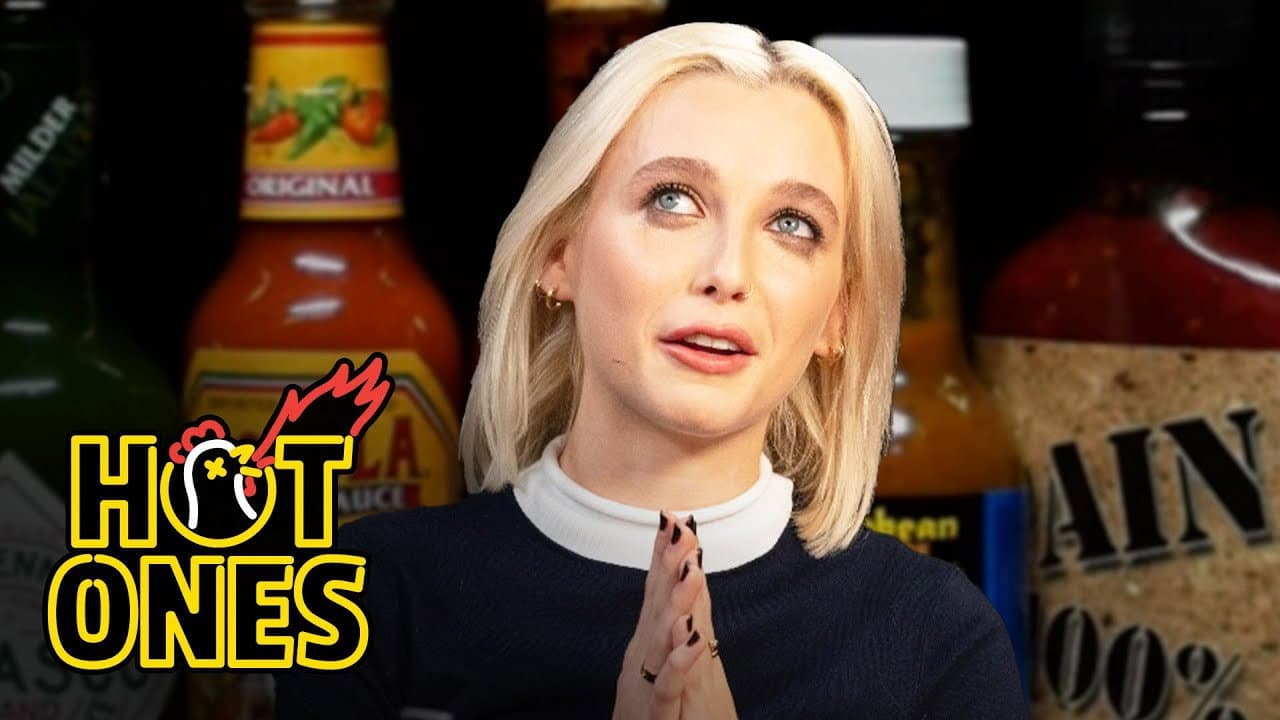 Still from Emma Chamberlain Has a Spiritual Awakening While Eating Spicy Wings