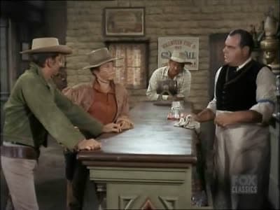Still from Calamity over the Comstock