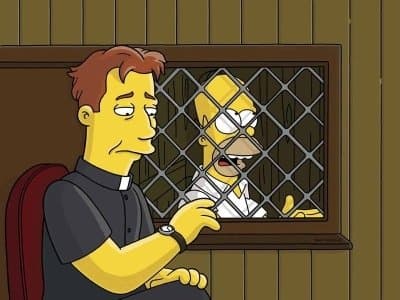 Still from The Father, the Son and the Holy Guest Star