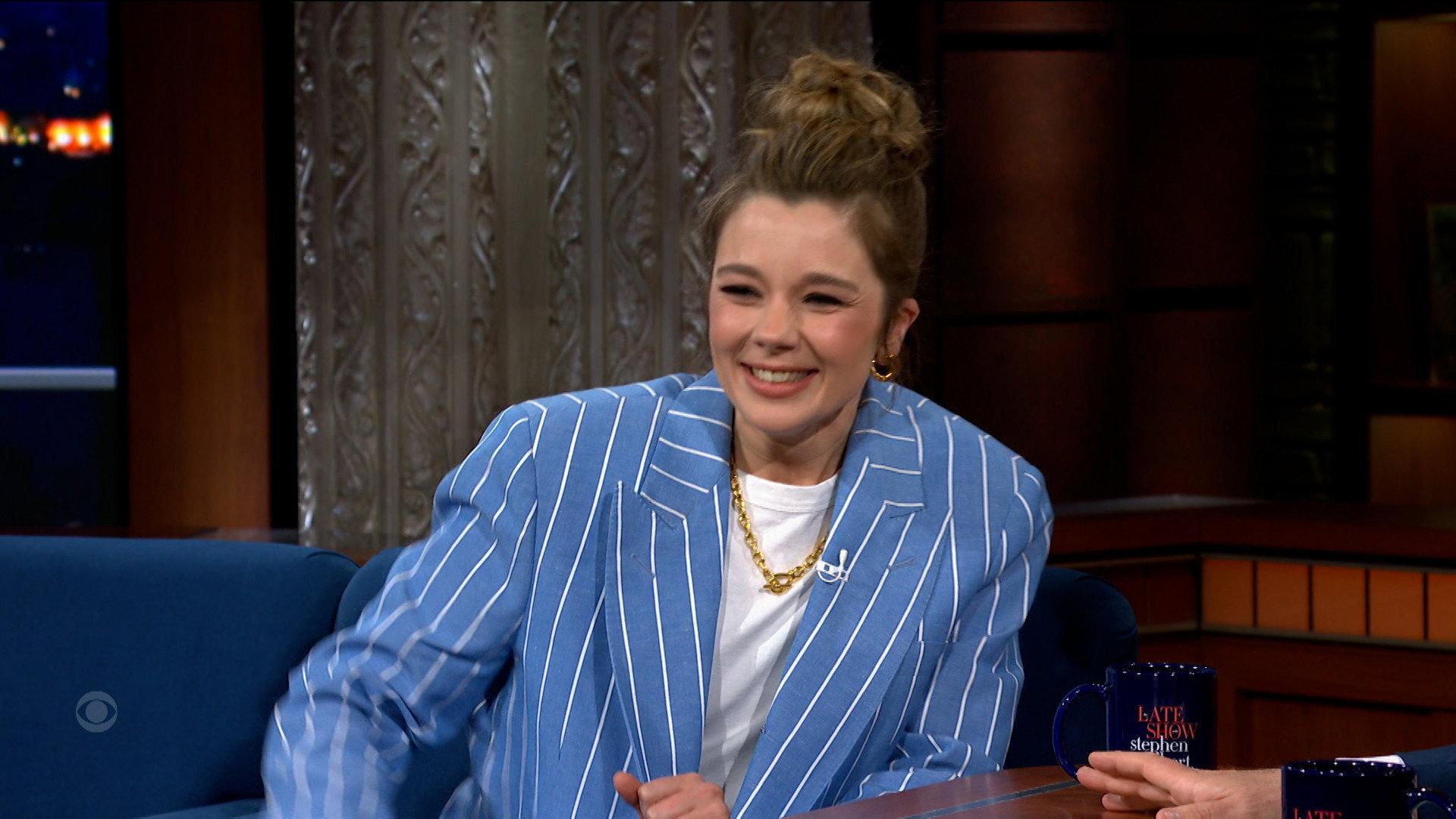 Still from 5/16/24 (David Letterman, Claudia Jessie, Norah Jones)