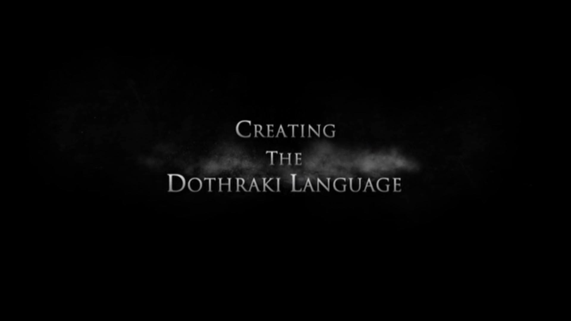 Still from Creating the Dothraki language