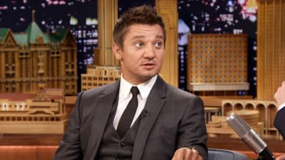 Still from Jeremy Renner, Edie Falco, Tori Kelly