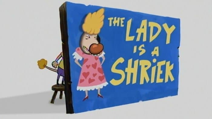 Still from The Lady is a Shriek