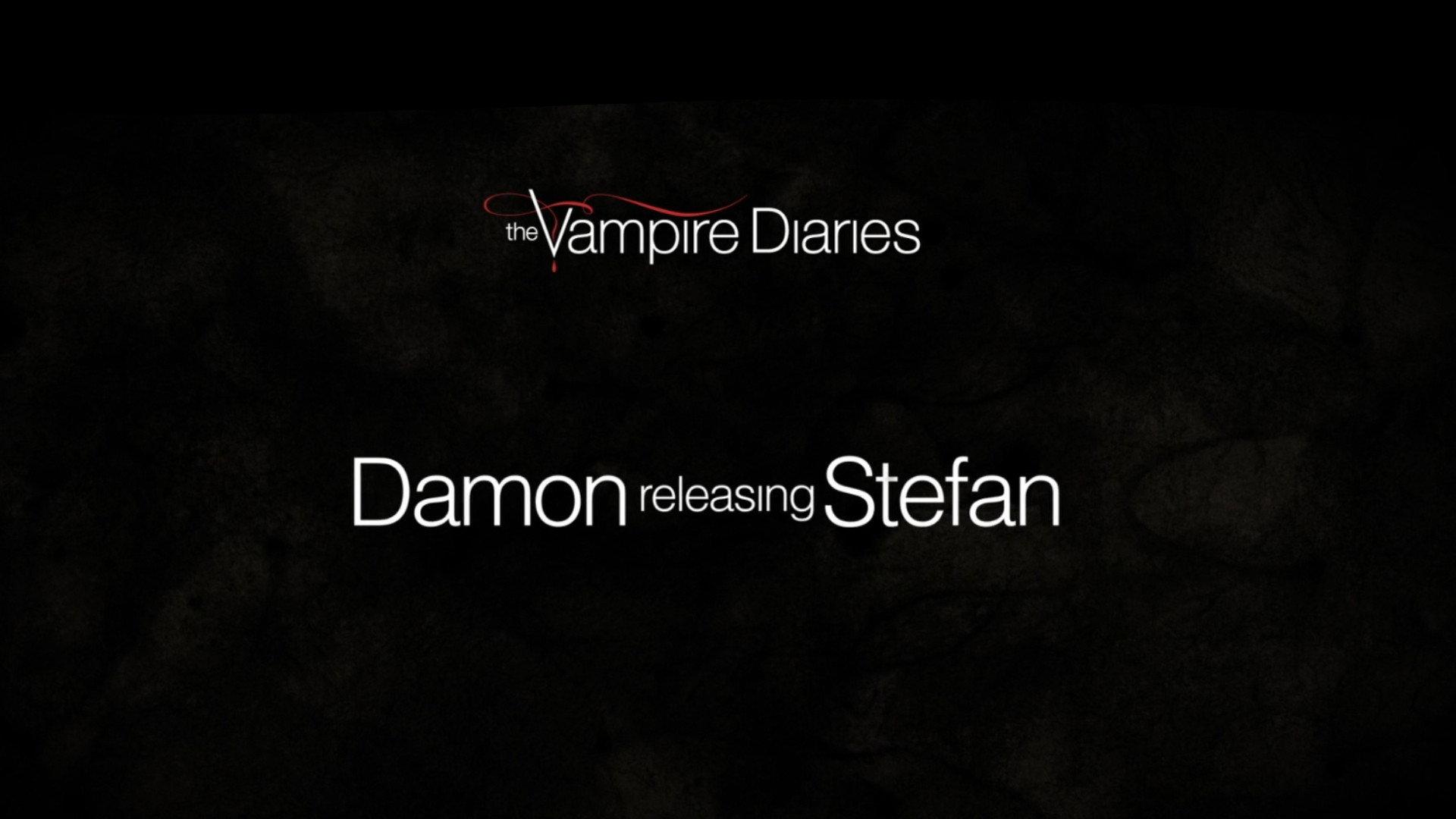Still from Favorite Scenes: Damon Releasing Stefan