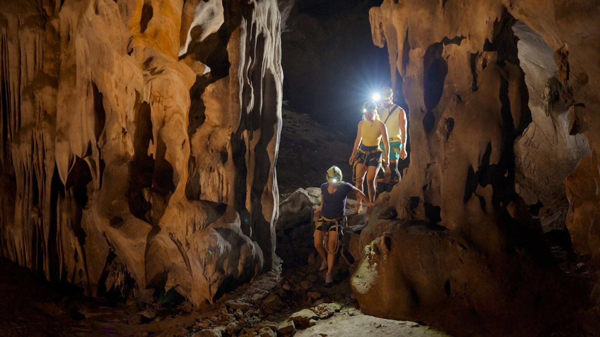 Still from Cave Raid
