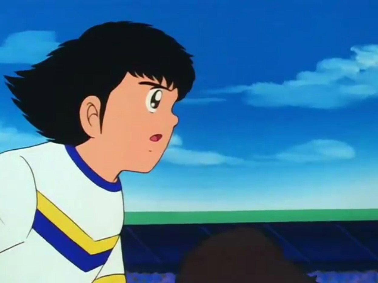 Still from Tsubasa vs. Pierre, a fair fight