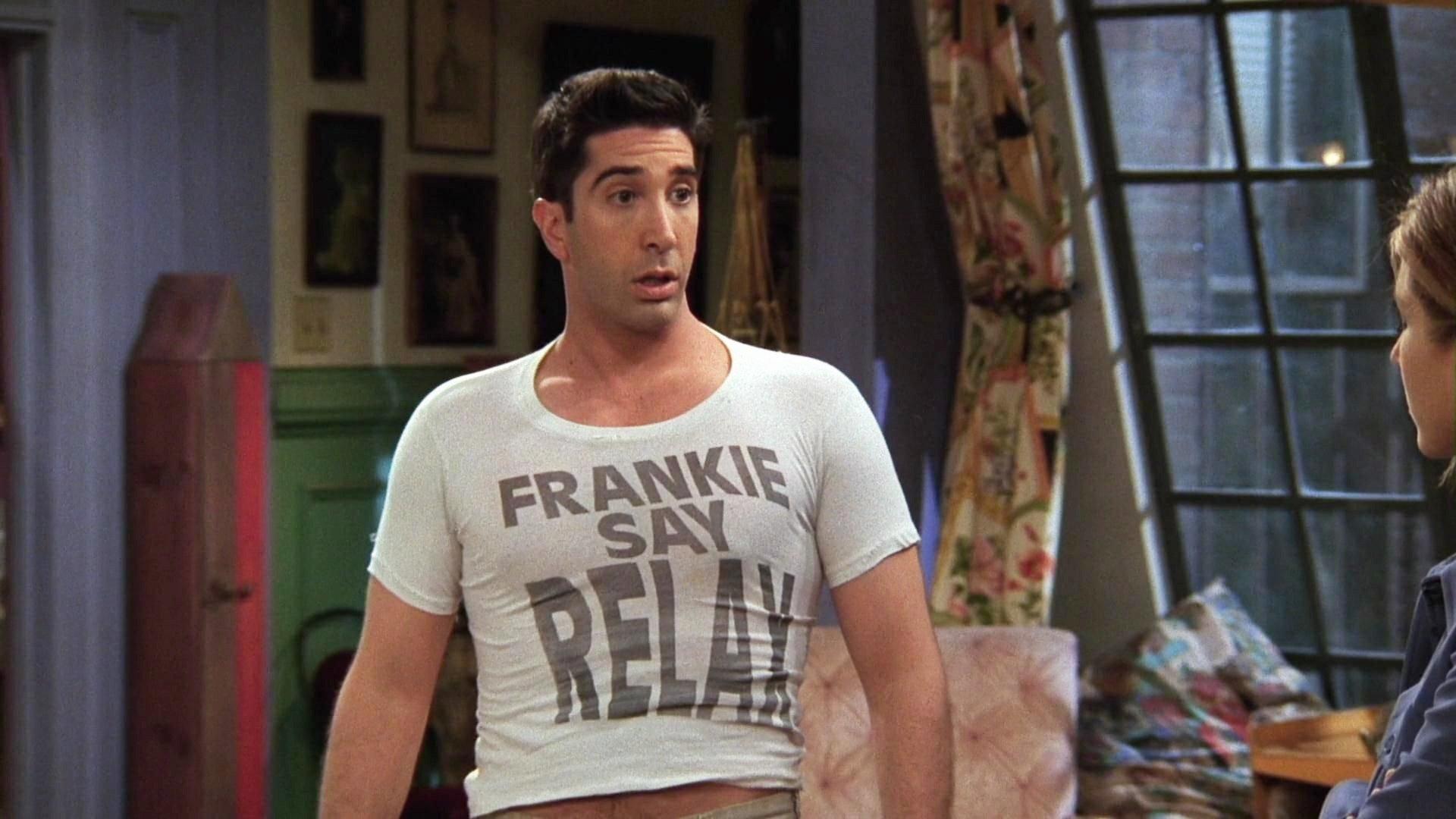 Still from The One with the Tiny T-Shirt