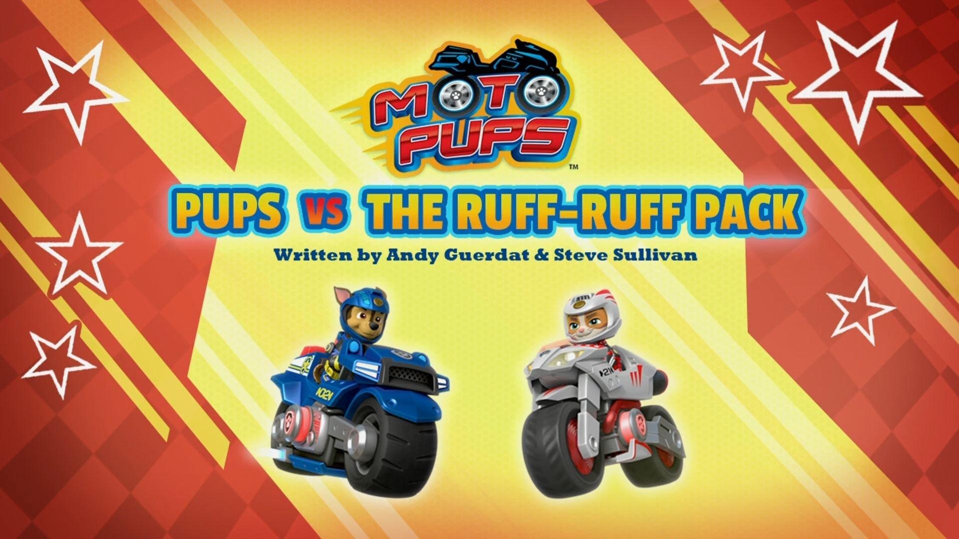 Still from Moto Pups: Pups vs. the Ruff-Ruff Pack