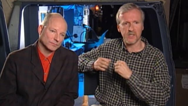 Still from Q&A on the Set with James Cameron And Charles Eglee