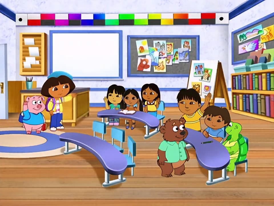 Still from Dora's Enchanted Forest Adventures (1): Tale of the Unicorn King