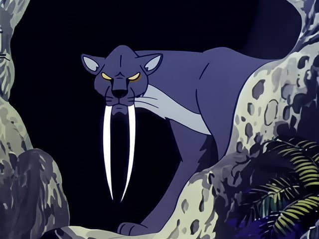Still from The Saber-Toothed Tiger