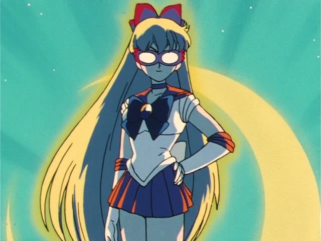 Still from Sailor V Makes the Scene