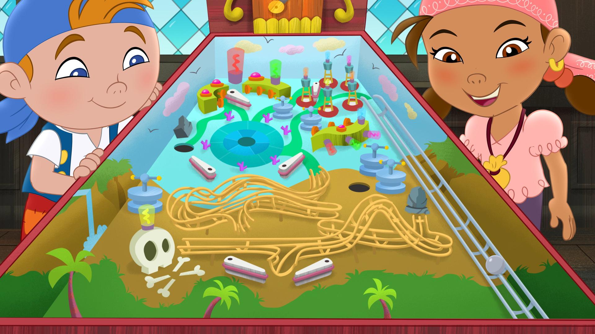 Still from Pirate Pinball
