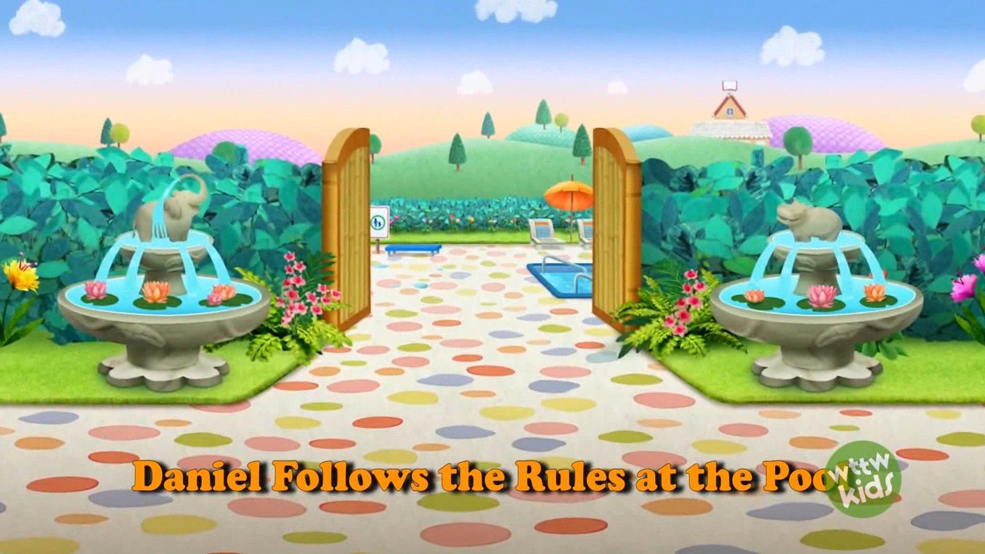 Still from Daniel Follows the Rules at the Pool
