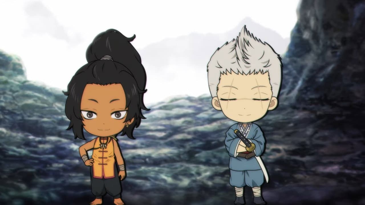Still from A Bit of Hell's Paradise Episode 10: Sensei's Pun
