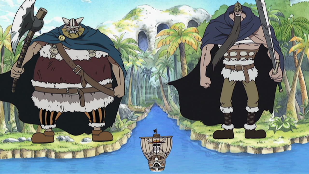 Still from Farewell Giant Island! Head for Alabasta!