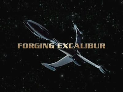 Still from Forging Excalibur