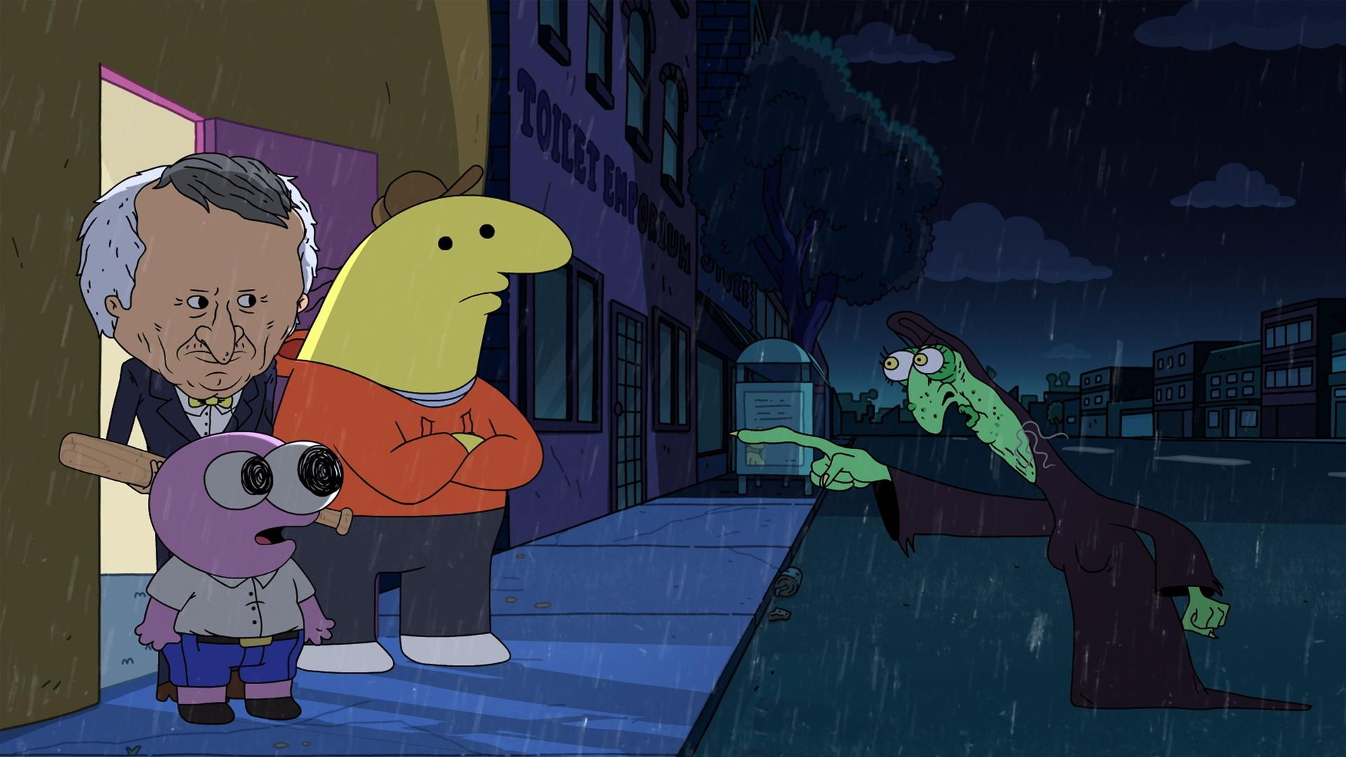 Still from Curse of the Green Halloween Witch