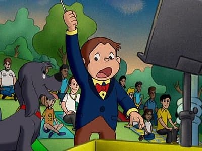 Still from Curious George Beats the Band