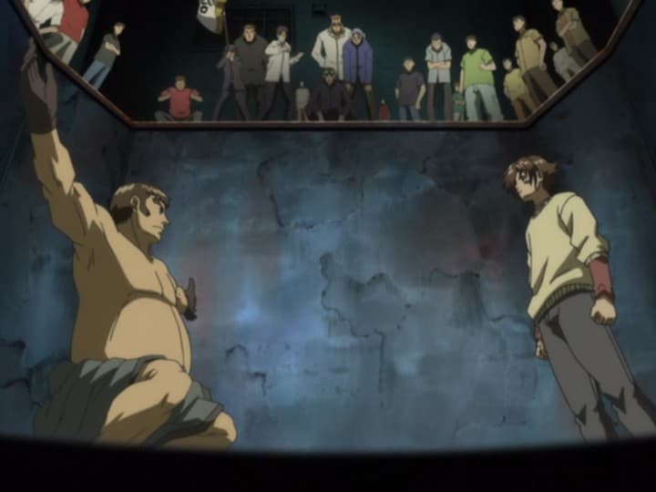 Still from Dangerous Trap! Let's Have Sumo Chanko Stew Together!
