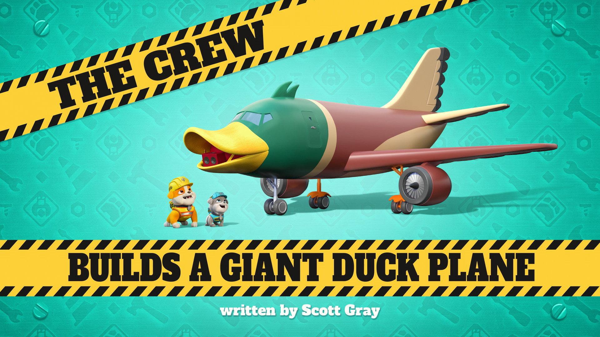 Still from The Crew Builds a Giant Duck Plane