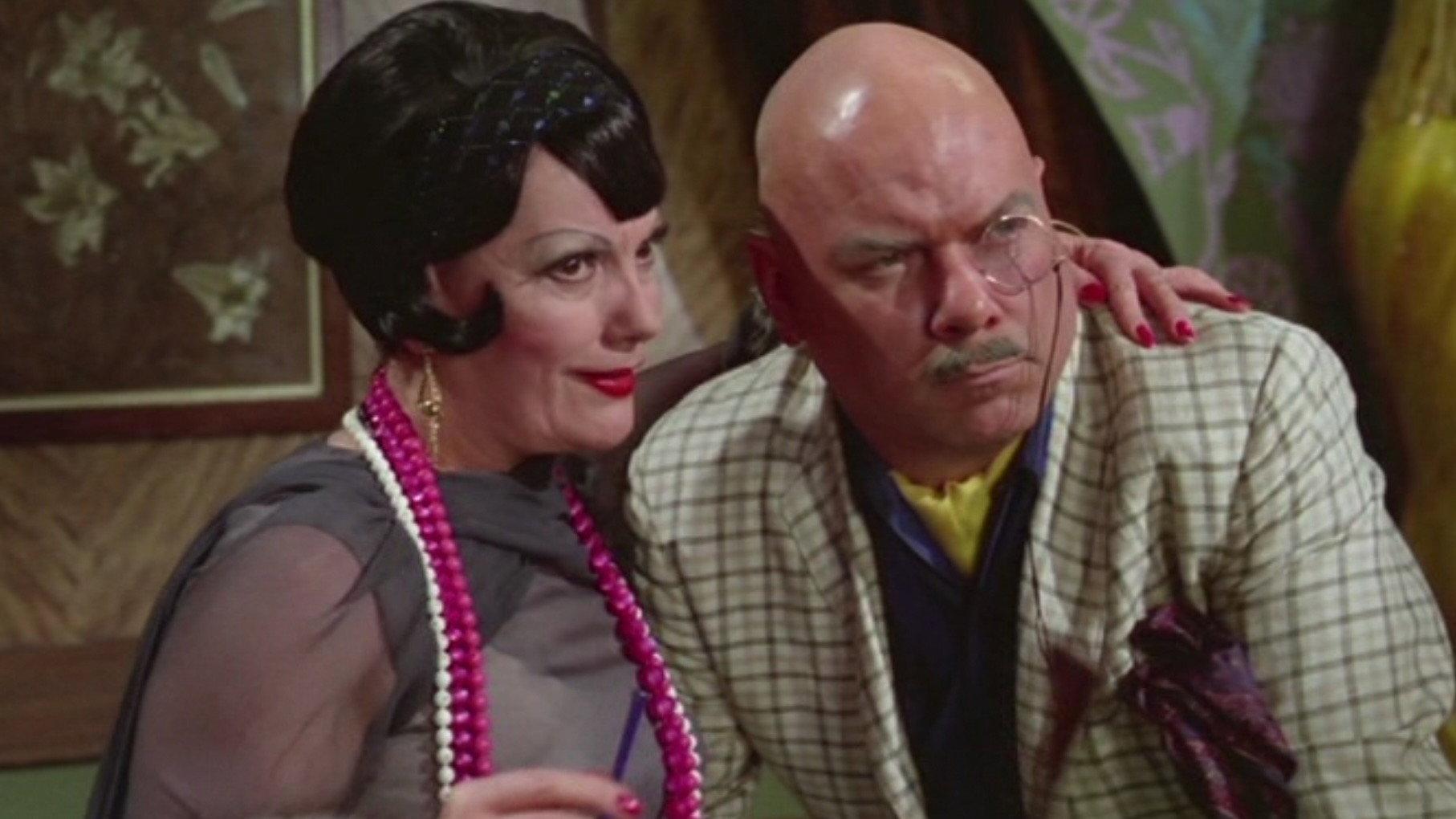 Still from Camera Murder: Peter Wyngarde's Commentary