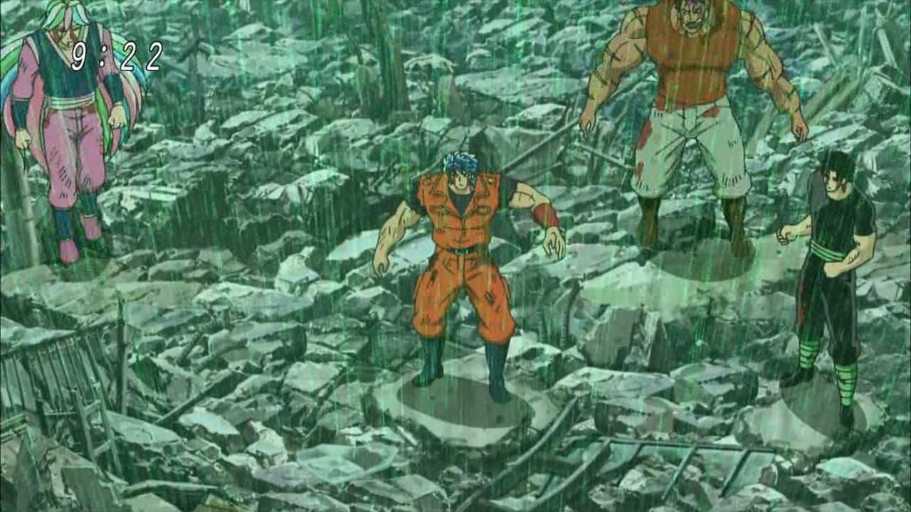Still from The Four Beast's Shocking Union and the Green Rain!!