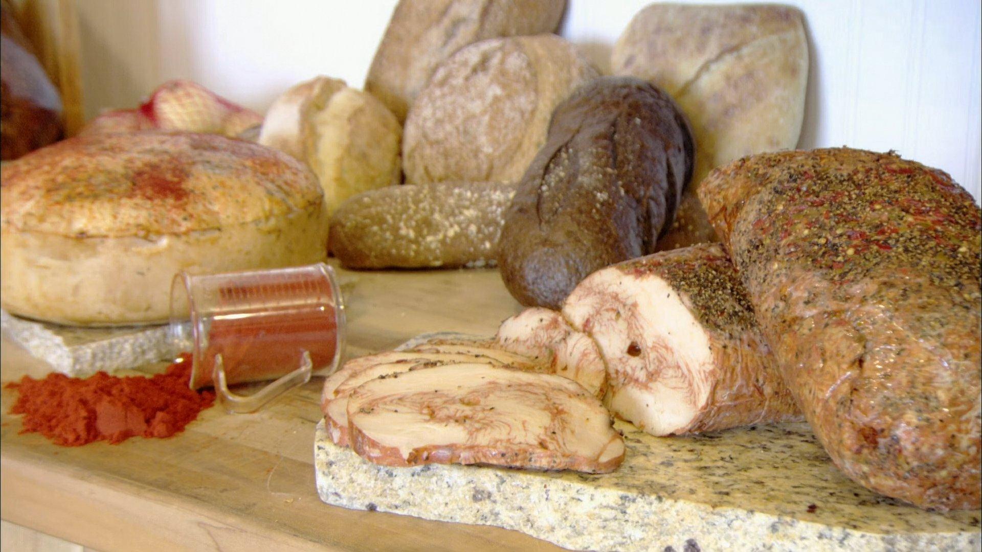 Still from Kitchen Accessories, Central Vacuums, Papier-Mâché Animals, Hydraulic Cylinders