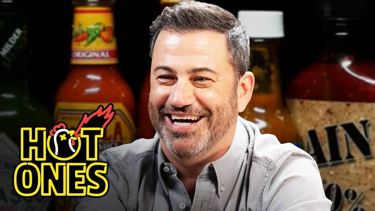 Still from Jimmy Kimmel Feels Poisoned by Spicy Wings