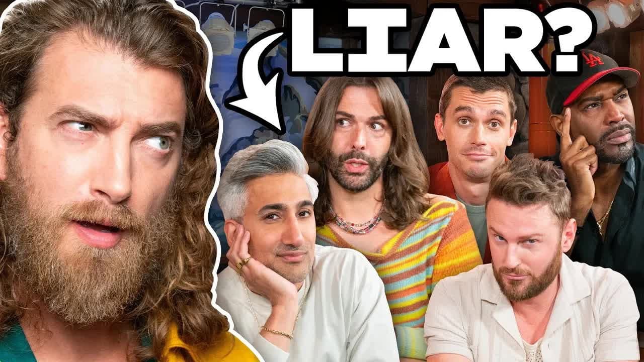 Still from Can We Guess Who's Lying? (ft. Queer Eye)