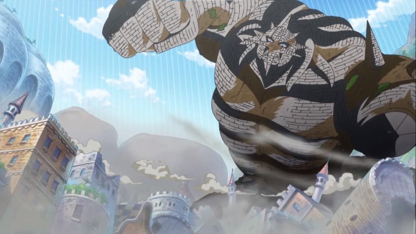 Still from Steady Progress! Luffy's Army vs. Pica!