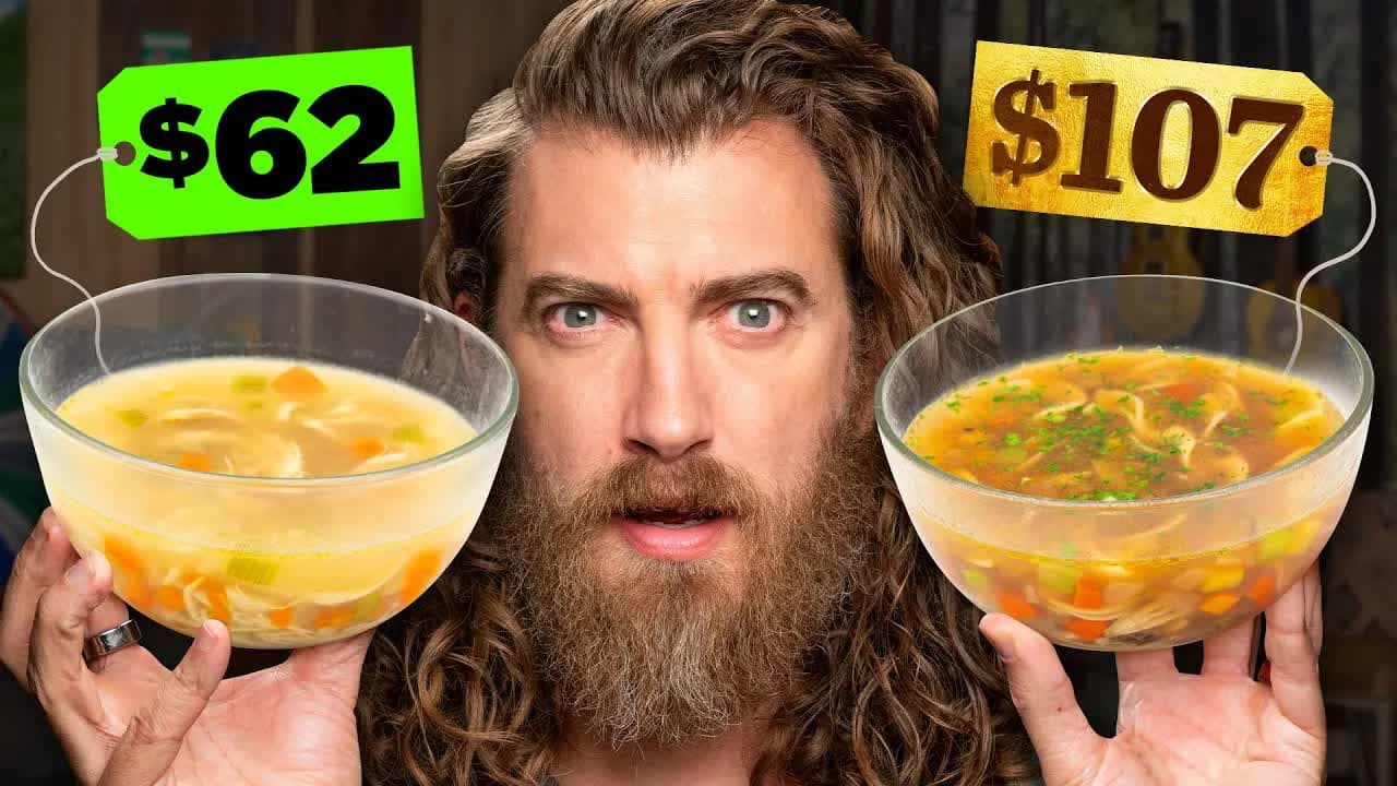 Still from Cheap vs. Expensive Grocery Stores (Taste Test)