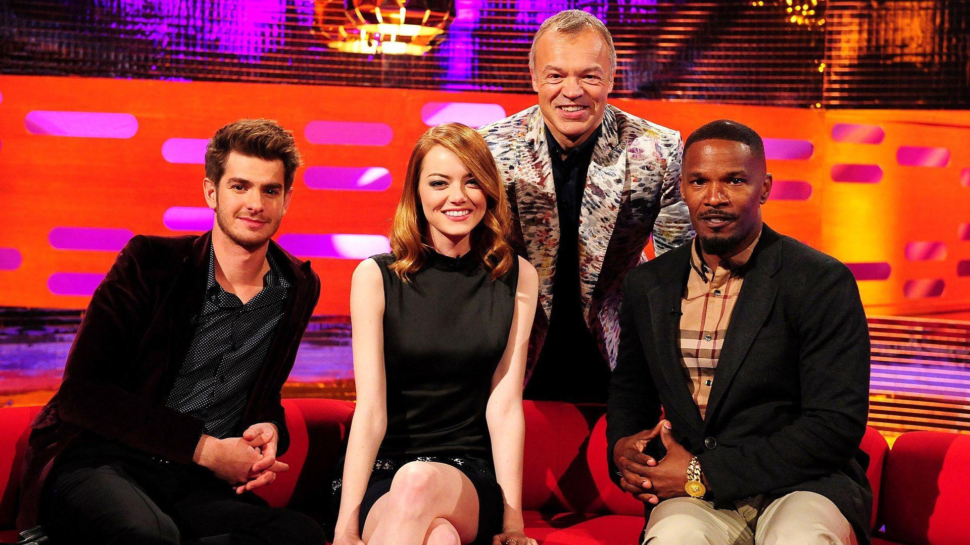 Still from Andrew Garfield, Emma Stone, Jamie Foxx, Paolo Nutini