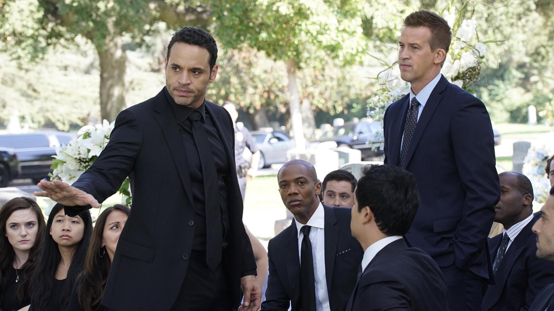 Still from The Perp Walk
