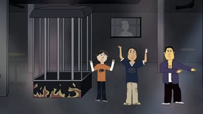 Still from Rodney's Bachelor Party