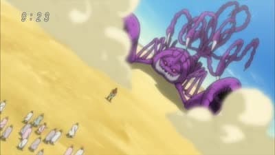 Still from Warning Issued! Zebra Lands on Sand Garden!