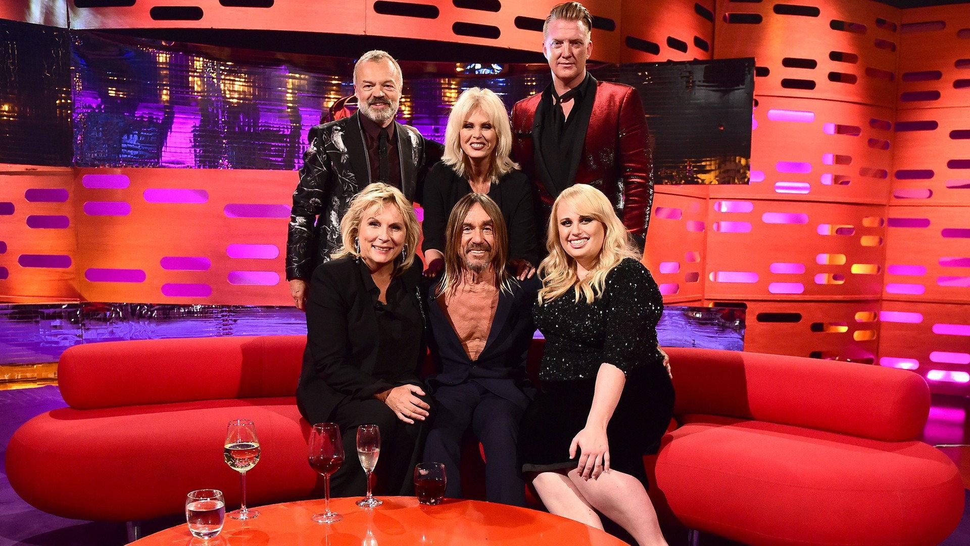 Still from Jennifer Saunders, Joanna Lumley, Rebel Wilson, Iggy Pop