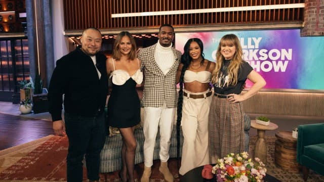 Still from Chrissy Teigen, David Chang, Bianca Belair, Montez Ford