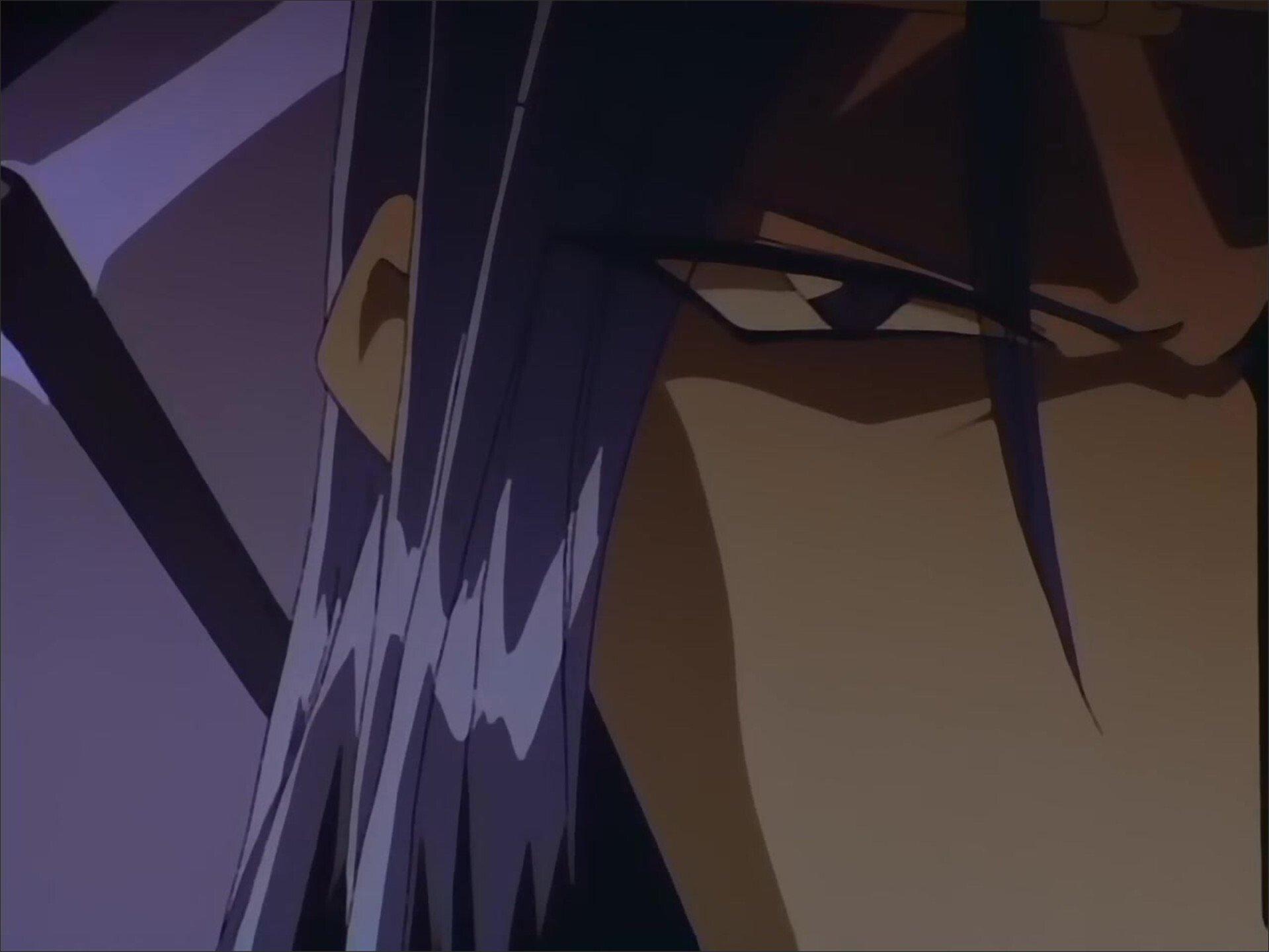 Still from Shock of the Rai Ryu Sen! Kenshin Sent into Darkness