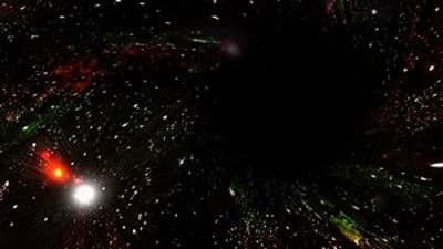 Still from The Riddle of Black Holes