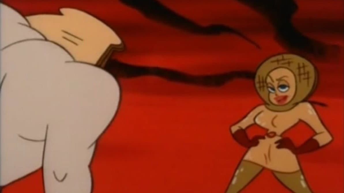 Still from Powdered Toast Man vs. Waffle Woman