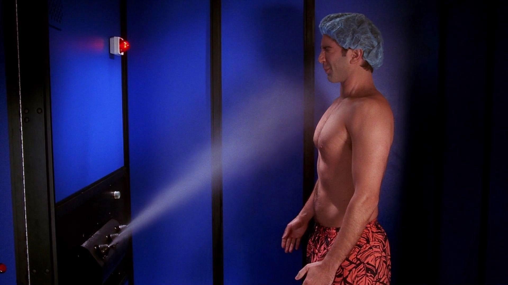 Still from The One with Ross's Tan