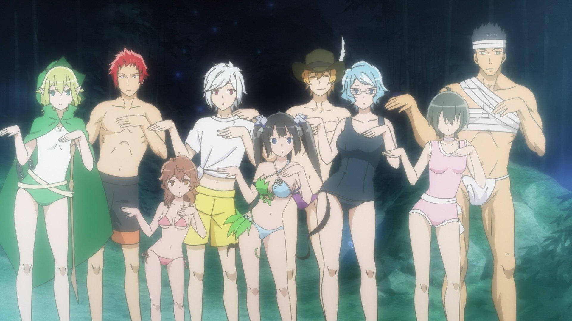 Still from Is It Wrong to Expect a Hot Spring in a Dungeon?