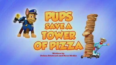 Still from Pups Save a Tower of Pizza