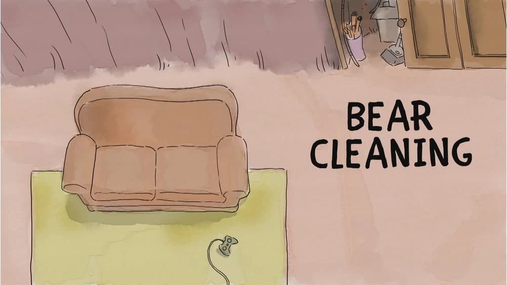 Still from Bear Cleaning
