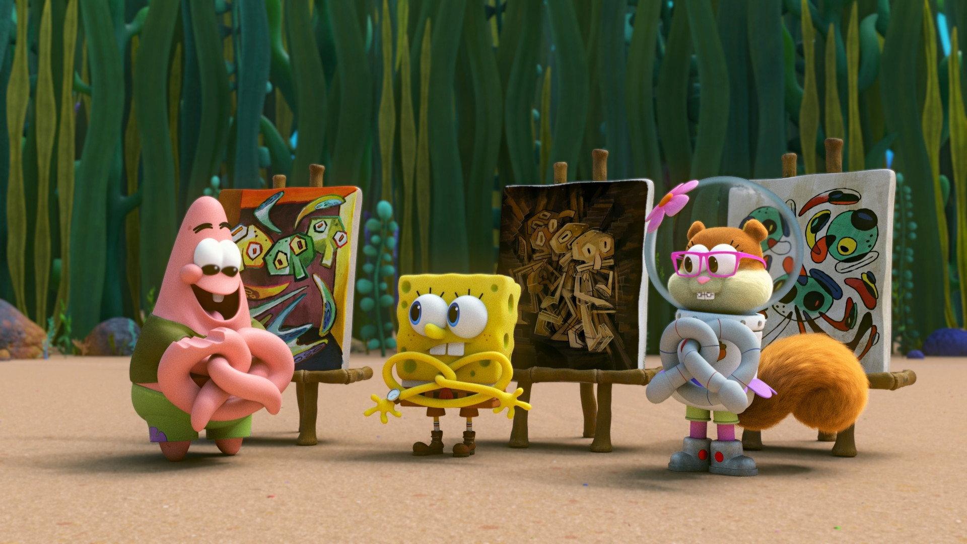 Still from Painting with Squidward