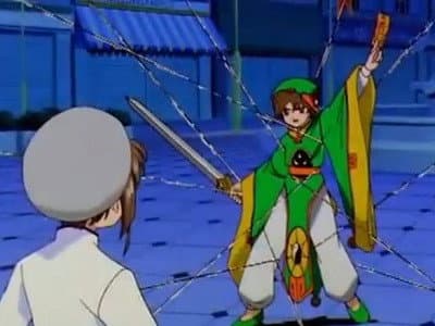 Still from Sakura and Shaoran and the Invisible Threads