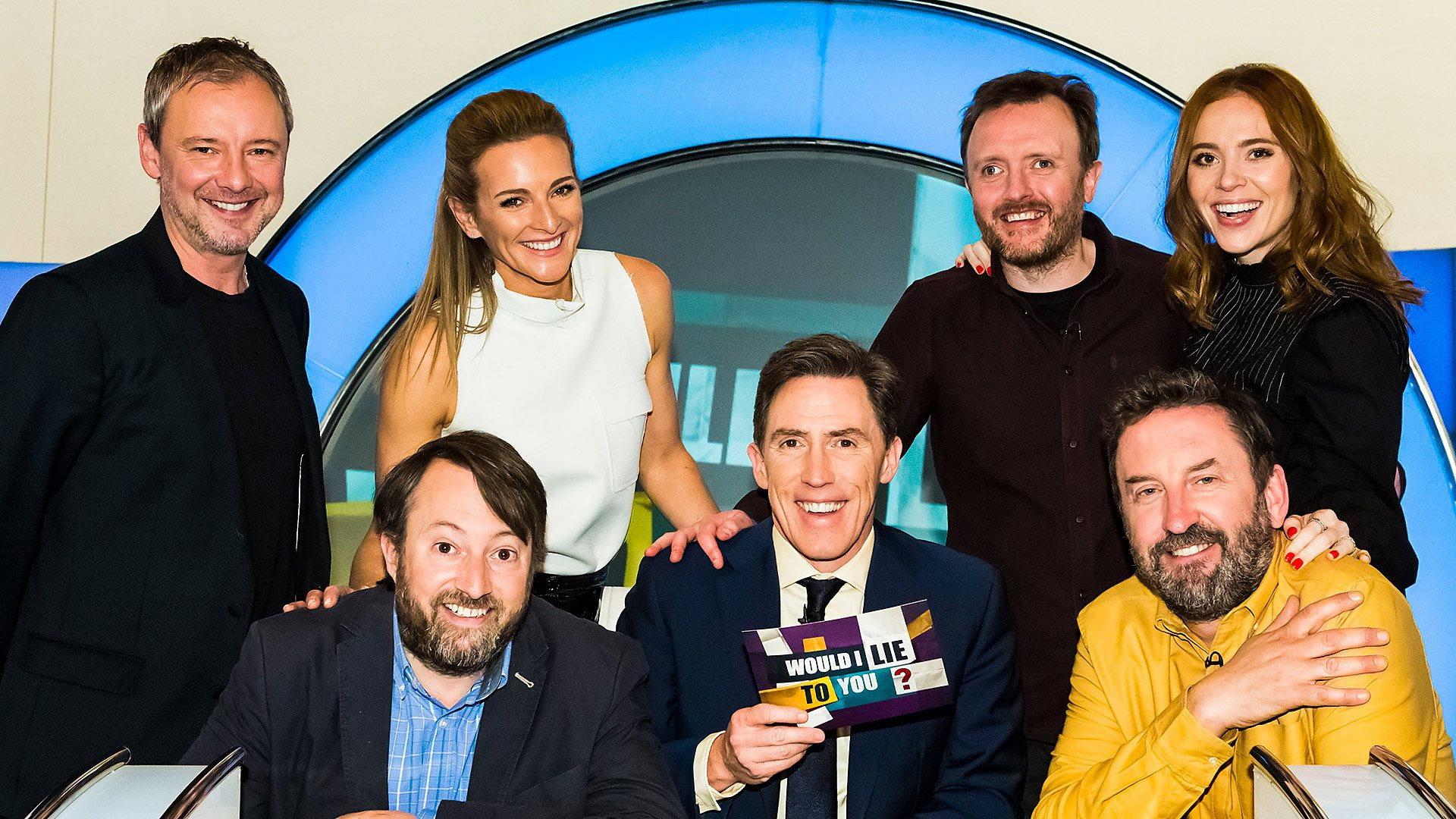 Still from Gabby Logan, Chris McCausland, Angela Scanlon and John Simm